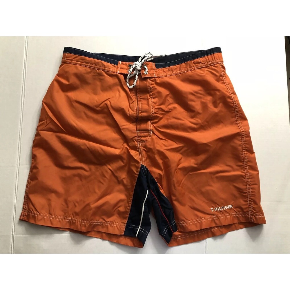 Vintage Tommy Hilfiger Board Shorts Swim Trunks Sport Sailing Gear sz XL